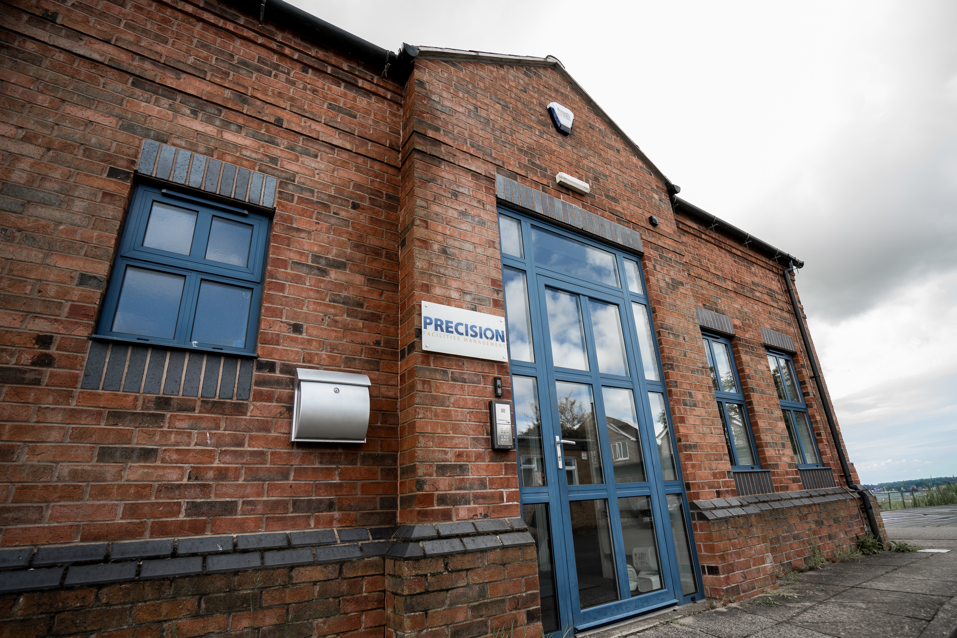 Modern commercial office building representing facilities management London services