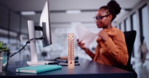 Office environment where HVAC and lighting maintenance are key priorities